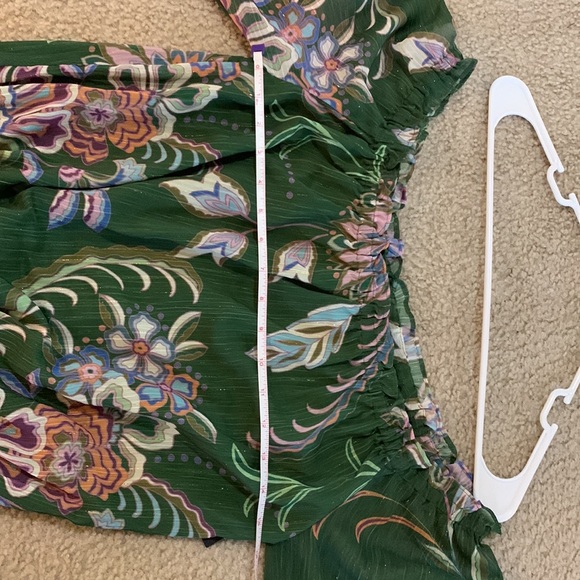 Floral Green Maxi Dress - Picture 8 of 9